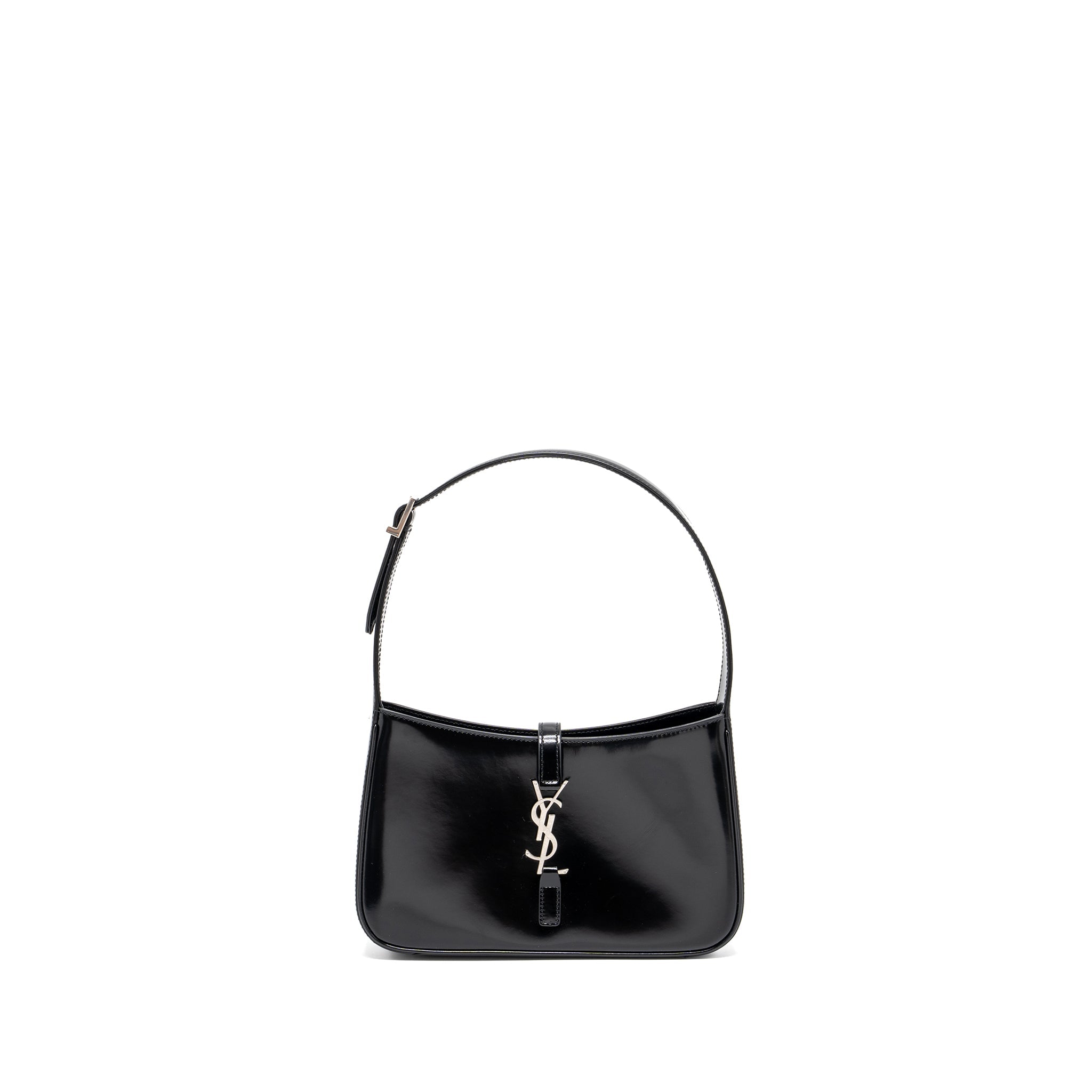 ハンドバッグ Saint Laurent Black Leather Small 5 A 7 Handbag Le 5 à 7 Mini leather shoulder bag in black - Saint Laurent